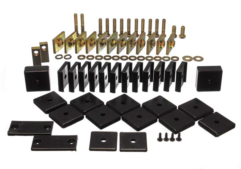ES Body Mounts - Black - Energy Suspension Toy Land Cruiser Body Mount Set - Black