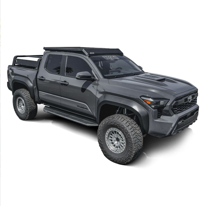 WES Running Boards - Outlaw - Westin 2024 Toyota Tacoma Double Cab Outlaw Running Boards - Textured Black