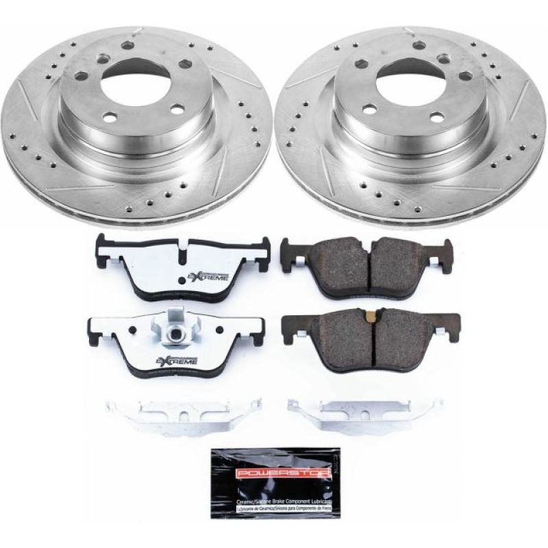 PSB Z26 Street Warrior Kit - Power Stop 14-16 BMW 228i Rear Z26 Street Warrior Brake Kit