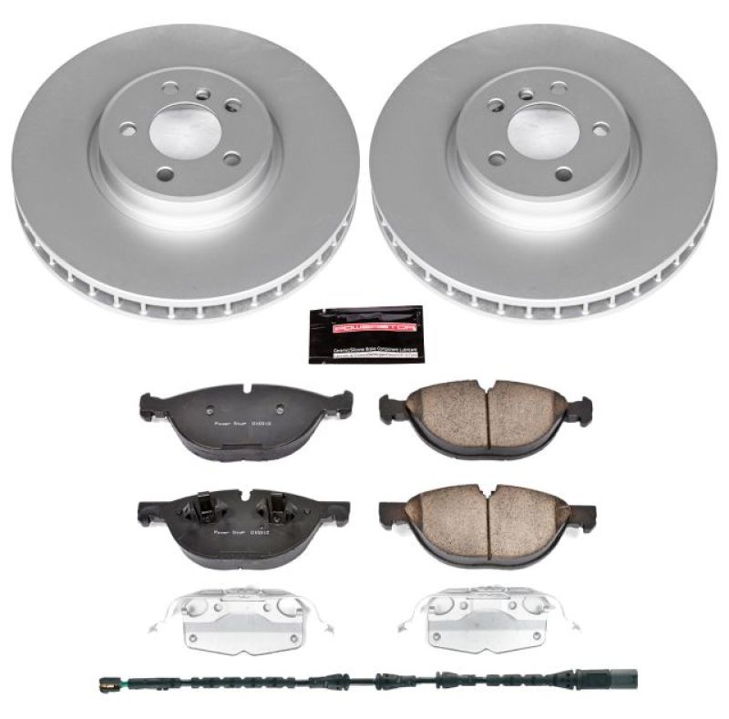 PSB Evolution Coated Rotor - Power Stop 11-18 BMW X5 Front Z23 Coated Brake Kit