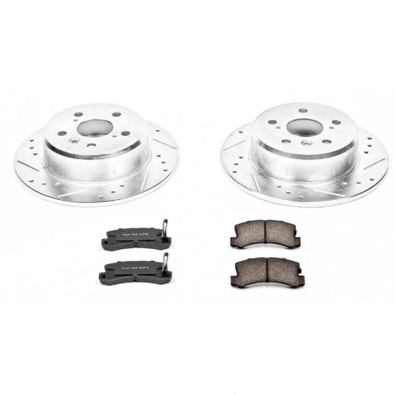 PSB Z23 Evolution Kit - Power Stop 92-96 Lexus ES300 Rear Z23 Evolution Sport Brake Kit
