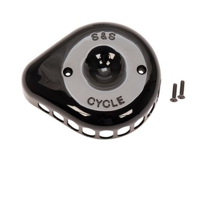SSC Air Cleaner Kits - S&S Cycle Mini Teardrop Air Cleaner Cover For All Stealth Applications - Gloss Black