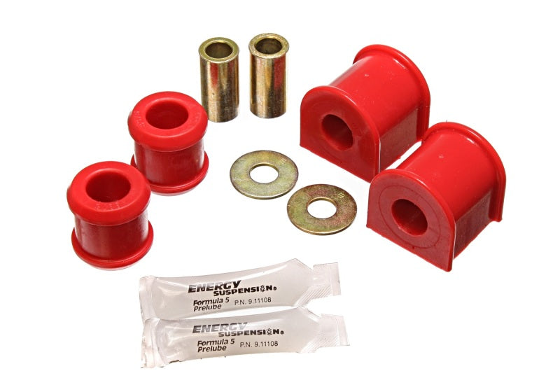 ES Sway Bar Bushings - Red - Energy Suspension 07-11 Jeep Wrangler 17mm Rear Sway Bar Bushings Set - Red