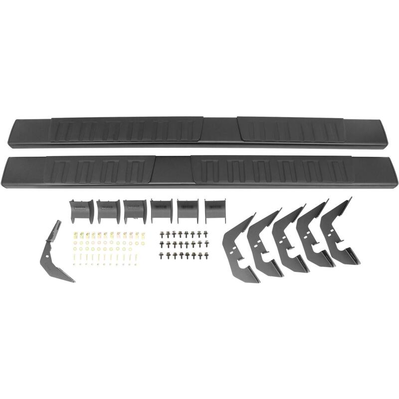 WES Nerf Bars - R7 - Westin 2007-2018 Chevy Silverado Ext/Dbl Cab R7 Nerf Step Bars - Black