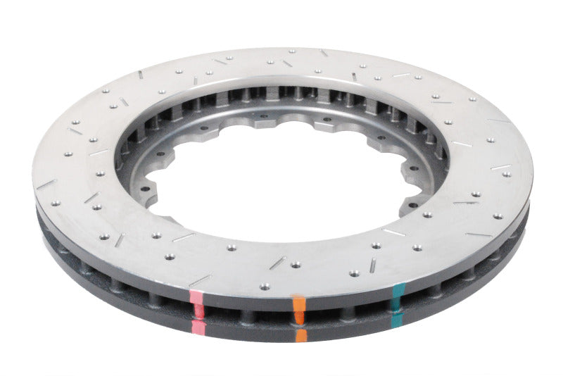 DBA 5000 Slot&Drill Rings - DBA 05-13 Chevrolet Corvette Base Front 5000 Series Drilled & Slotted Ring