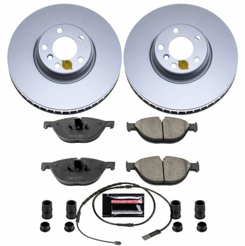 PSB Z23 Evolution Coated Kit - Power Stop 10-17 BMW 535i GT Front Z23 Evolution Sport Coated Brake Kit