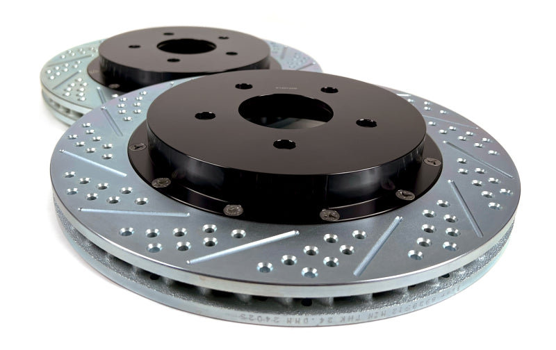BAE Eradispeed Rotors - Baer Brakes 05-13 Chevrolet Corvette Eradispeed+ Rear SDZ 2-Piece Performance Brake Rotors