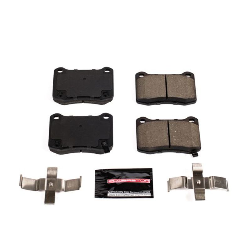 PSB Z23 Evolution Brake Pads - Power Stop 08-14 Lexus IS F Rear Z23 Evolution Sport Brake Pads w/Hardware