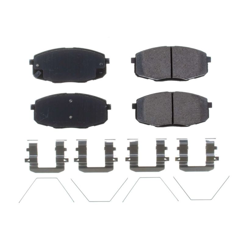 PSB Z17 Evolution Brake Pads - Power Stop 2017 Kia Soul Front Z17 Evolution Ceramic Brake Pads w/Hardware
