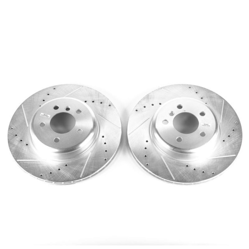 PSB Evolution Drill/Slot Rotor - Power Stop 10-17 BMW 535i GT Rear Evolution Drilled & Slotted Rotors - Pair