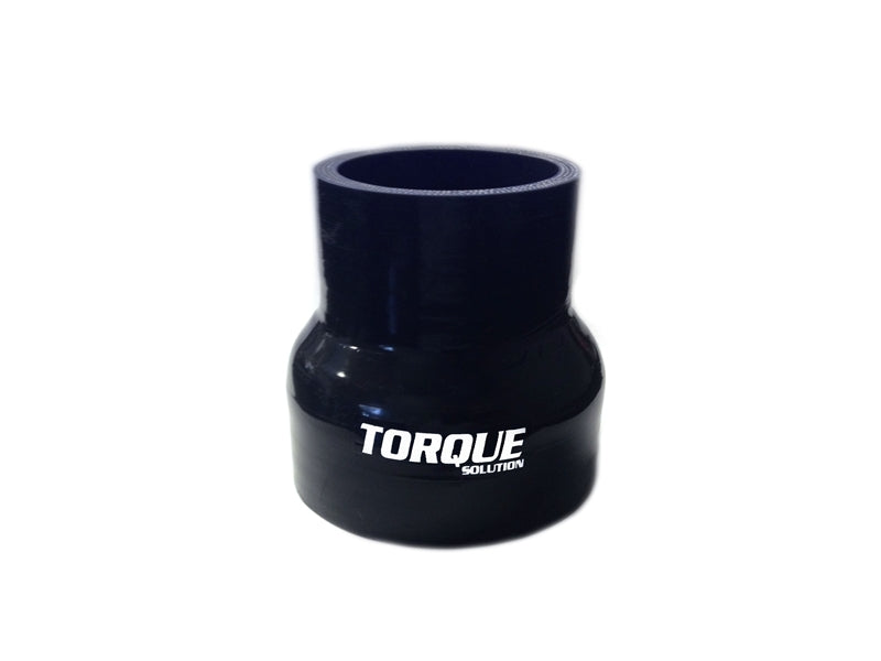 TQS Silicone Couplers - Black - Torque Solution Transition Silicone Coupler: 2 inch to 2.75 inch Black Universal