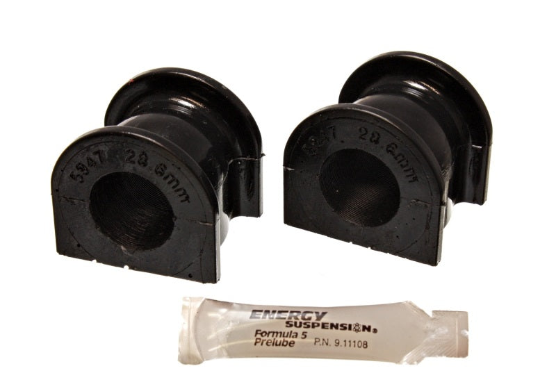 ES Sway Bar Bushings - Black - Energy Suspension 00-09 Honda S2000 Black 26.5mm Front Sway Bar Bushing Set