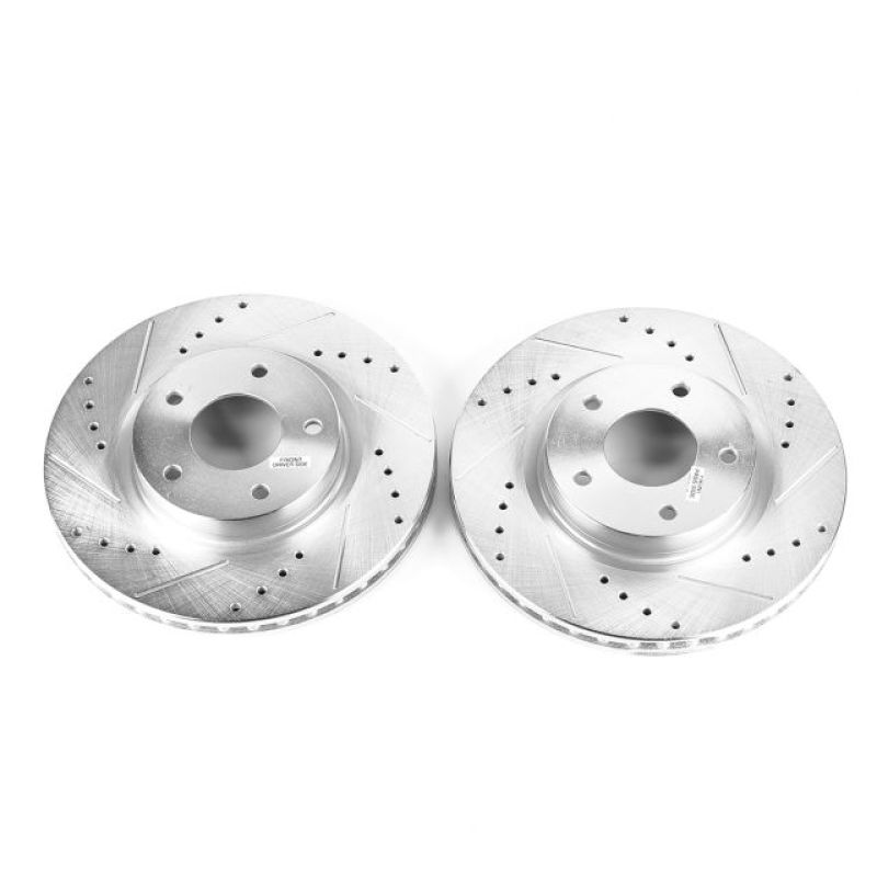 PSB Evolution Drill/Slot Rotor - Power Stop 13-19 Nissan Altima Front Evolution Drilled & Slotted Rotors - Pair