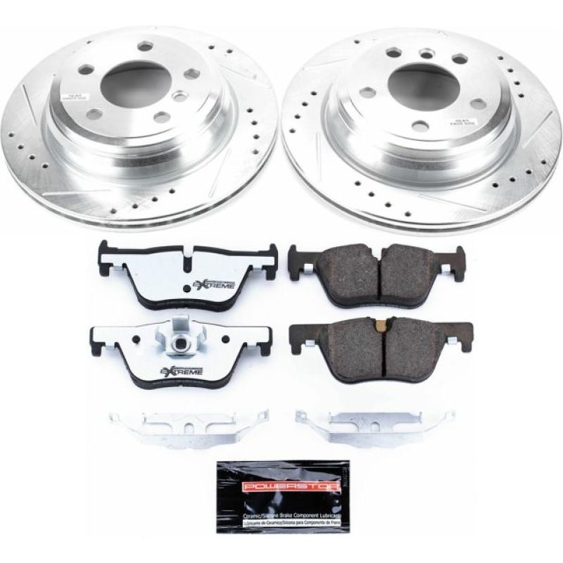 PSB Z26 Street Warrior Kit - Power Stop 13-18 BMW 320i xDrive Rear Z26 Street Warrior Brake Kit