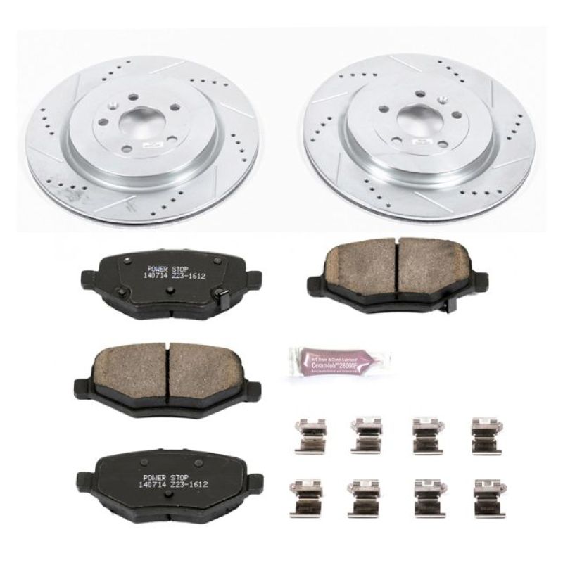 PSB Z23 Evolution Kit - Power Stop 13-19 Ford Explorer Rear Z23 Evolution Sport Brake Kit