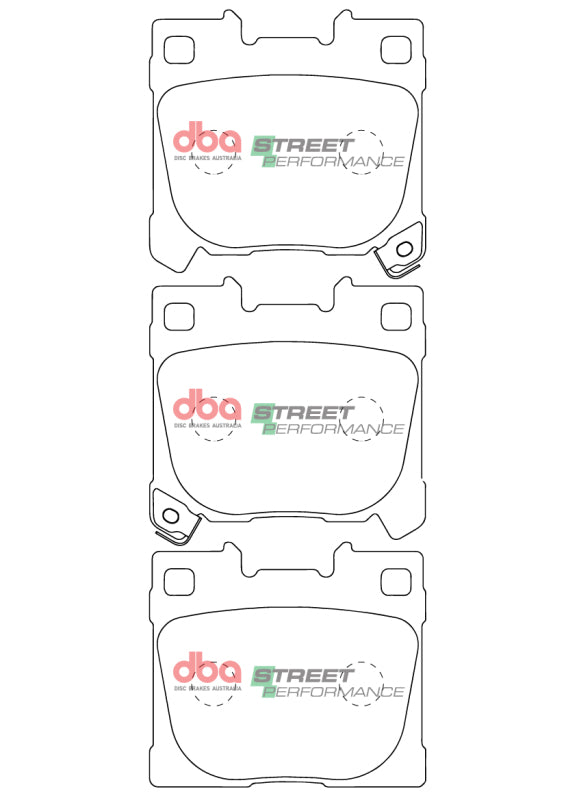 DBA SP Performance Brake Pads - DBA 2022+ Toyota GR Corolla SP Performance Rear Brake Pads