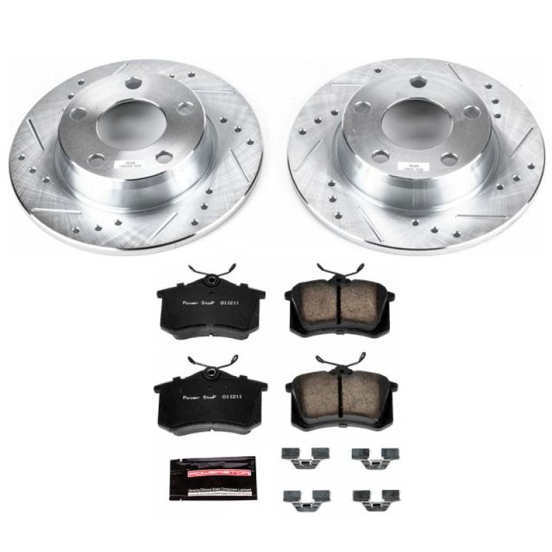 PSB Z23 Evolution Kit - Power Stop 98-04 Audi A6 Quattro Rear Z23 Evolution Sport Brake Kit