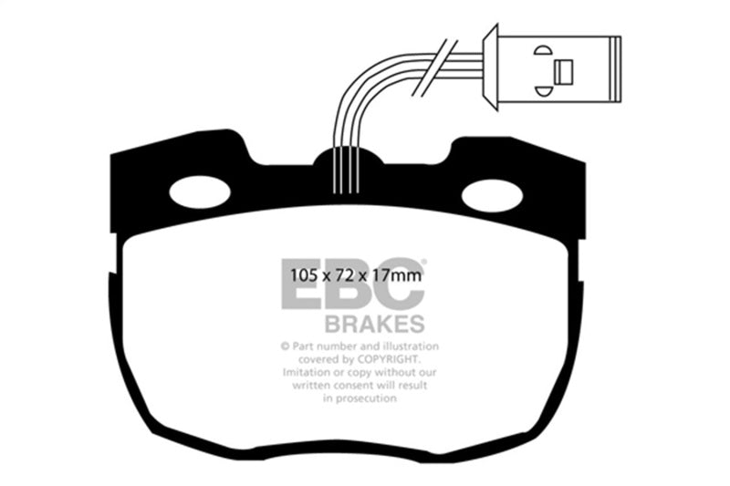 EBC Greenstuff Brake Pad Sets - EBC 95-96 Land Rover Discovery (Series 1) 3.9 Greenstuff Front Brake Pads