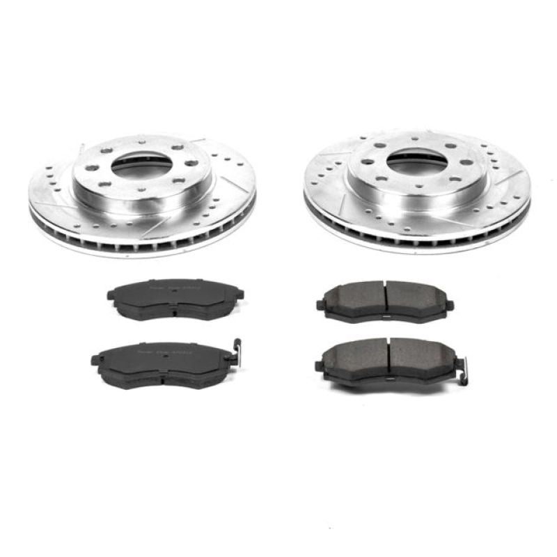 PSB Z23 Evolution Kit - Power Stop 98-01 Hyundai Elantra Front Z23 Evolution Sport Brake Kit