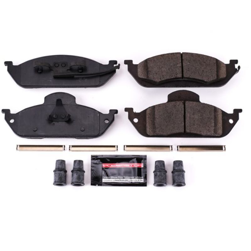 PSB Z23 Evolution Brake Pads - Power Stop 98-03 Mercedes-Benz ML320 Front Z23 Evolution Sport Brake Pads w/Hardware