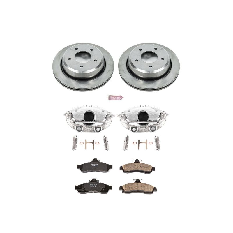 PSB Autospecialty Kit w/Cals - Power Stop 94-96 Chevrolet Caprice Rear Autospecialty Brake Kit w/Calipers