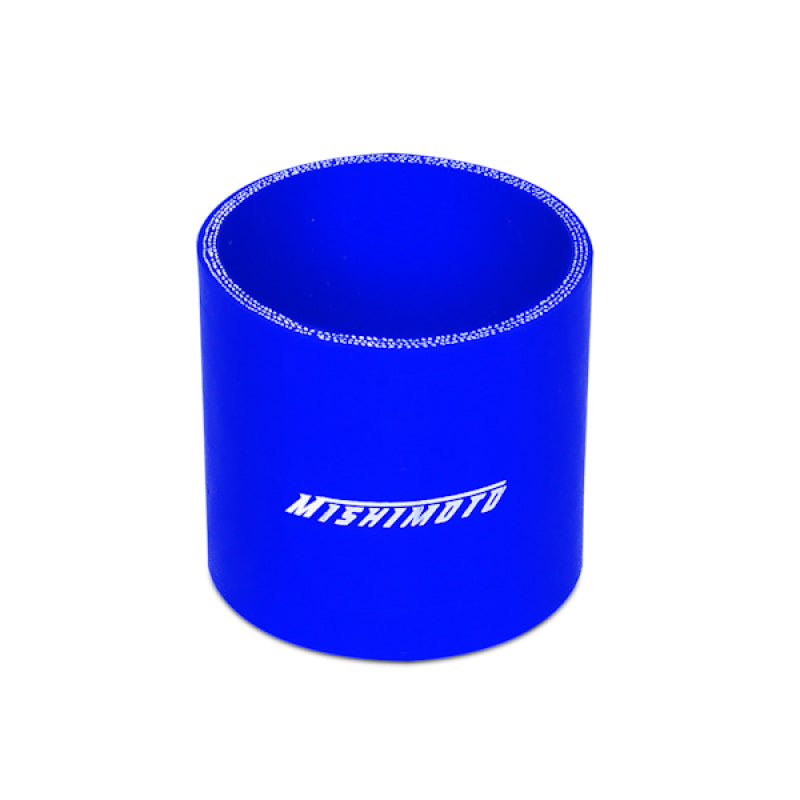 MM Couplers - Straight - Mishimoto 3.0 Inch Blue Straight Coupler
