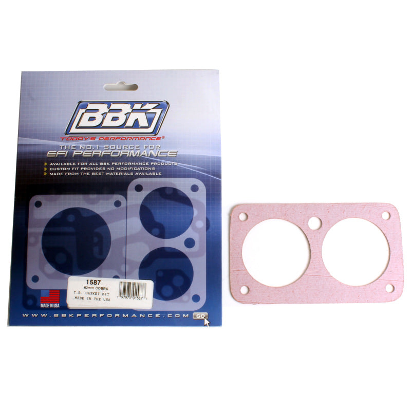 BBK Throttle Body Gasket Set - BBK 96-04 Ford Mustang 4.6 4V Twin 62mm Throttle Body Gasket Kit