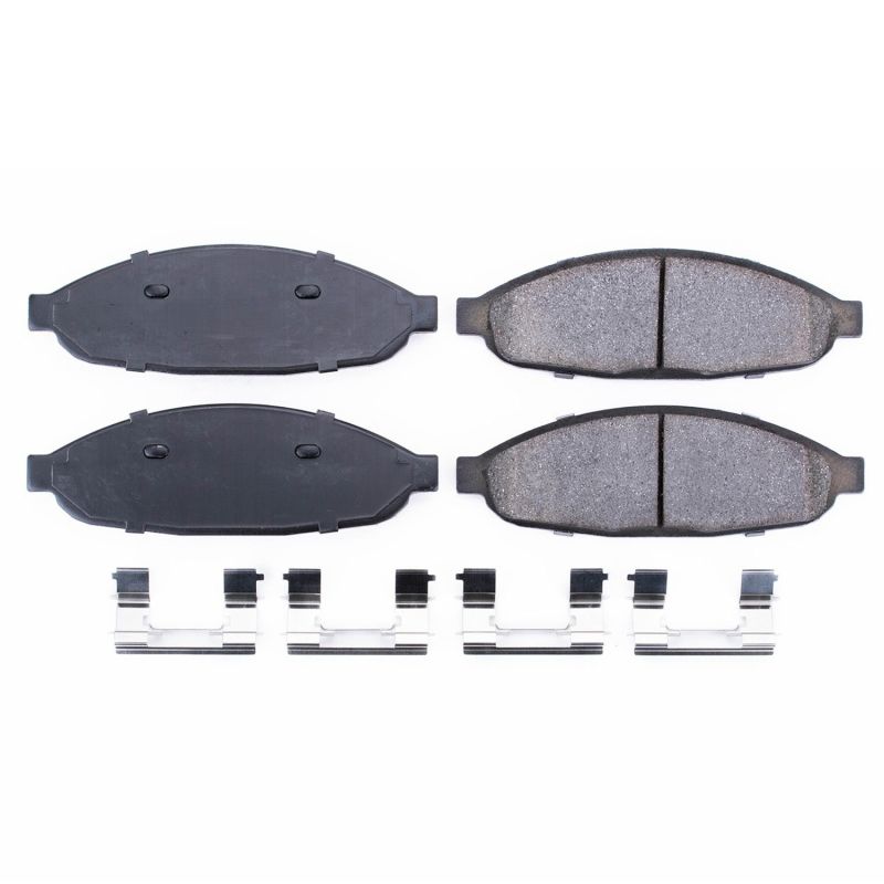 PSB Z17 Evolution Brake Pads - Power Stop 04-08 Chrysler Pacifica Front Z17 Evolution Ceramic Brake Pads w/Hardware
