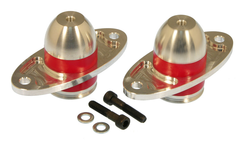 PRO Engine Mounts - Red - Prothane 05-06 Ford Mustang Bullet Motor Mounts - Red