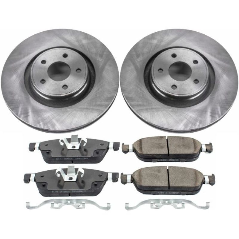 PSB Autospecialty Kit - Power Stop 15-18 Ford Focus Front Autospecialty Brake Kit