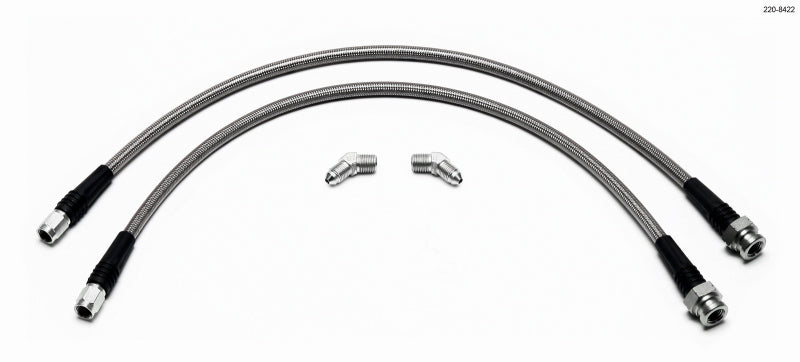 WIL Flexline Brake Hose - Wilwood Flexline Kit Front Caviler/Sunfire