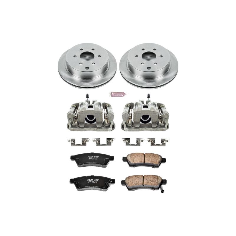 PSB Autospecialty Kit w/Cals - Power Stop 05-18 Nissan Frontier Rear Autospecialty Brake Kit w/Calipers
