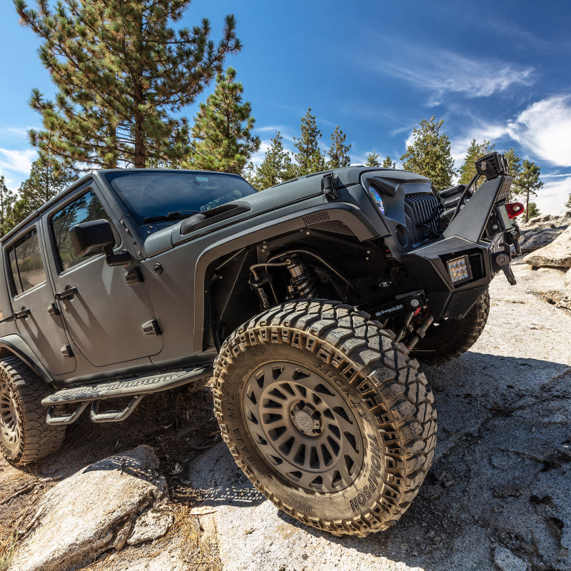 GOR Trailine Bumper - Go Rhino 07-20 Jeep Wrangler JL/JLU/JK/JKU/Gladiator JT Trailline Front Stubby Bumper