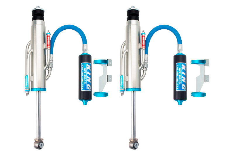KIN 3.0 Shocks - King Shocks 2007+ Toyota Tundra Rear Stage 3 Race Kit 3.0 Dia 3 Tube Remote Res Bypass Shock (Pair)