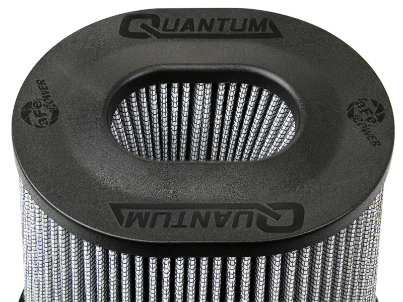 AFE Quantum Intakes - aFe Quantum Pro DRY S Air Filter Inverted Top - 5in Flange x 8in Height - Dry PDS