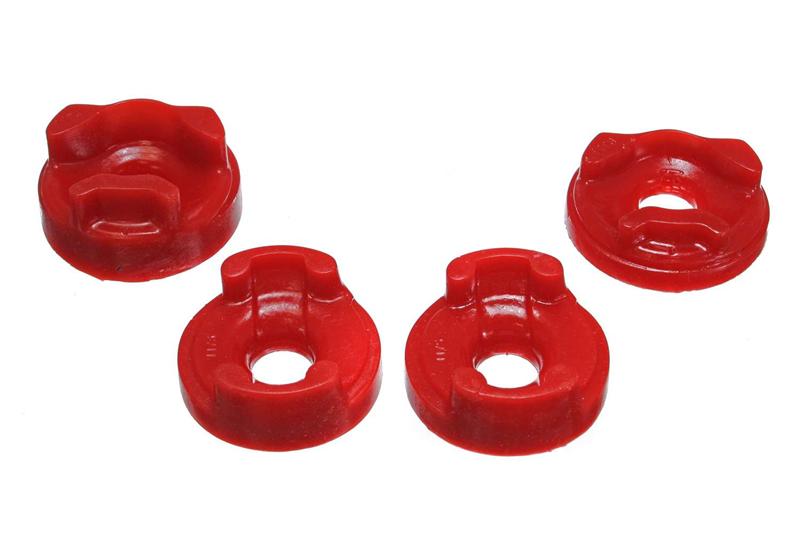 ES Motor Mounts - Red - Energy Suspension 03-06 Toyota Matrix Red Motor Mount Insert Set (front and rear torque positions m