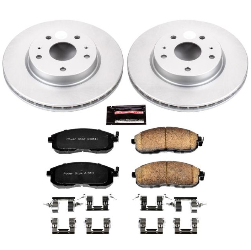 PSB Z17 Evolution Coated Kit - Power Stop 07-13 Suzuki SX4 Front Z17 Evolution Geomet Coated Brake Kit