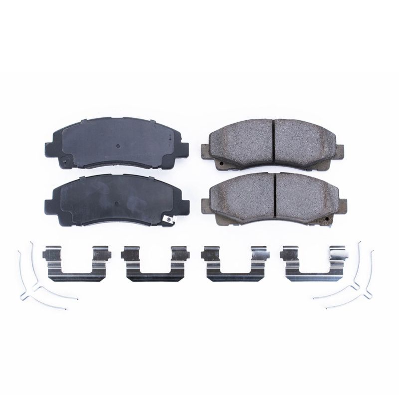 PSB Z17 Evolution Brake Pads - Power Stop 15-19 Acura TLX Front Z17 Evolution Ceramic Brake Pads w/Hardware