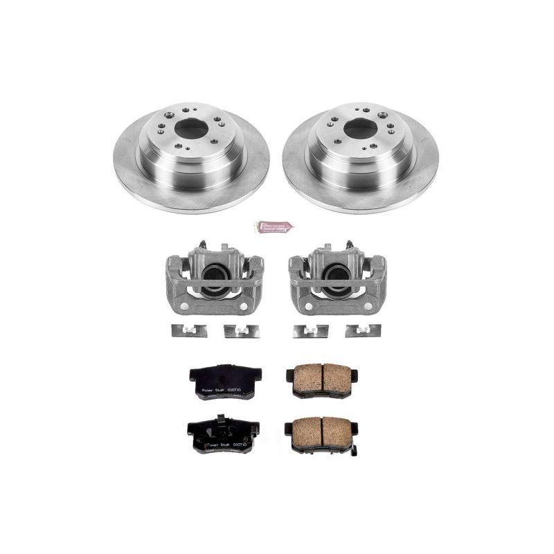 PSB Autospecialty Kit w/Cals - Power Stop 10-11 Honda Accord Crosstour Rear Autospecialty Brake Kit w/Calipers