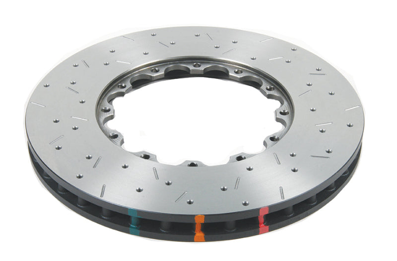 DBA 5000 Slot&Drill Rings - DBA 03-06 Mitsubishi Lancer Evolution Front 5000 Series Drilled & Slotted Replacement Ring
