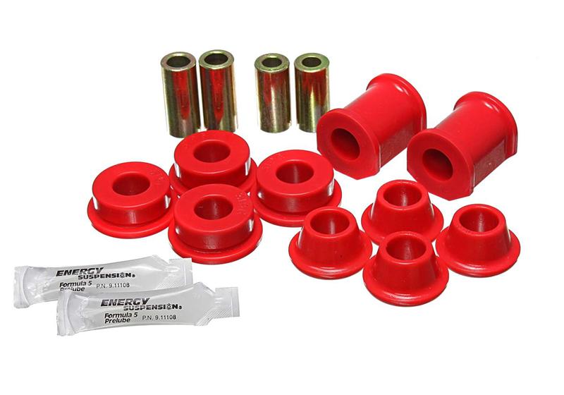 ES Cntrl Arm Bushings - Red - Energy Suspension 8/73-79 VW Super Beetle (Stamped) Red Front Control Arm Bushing Set