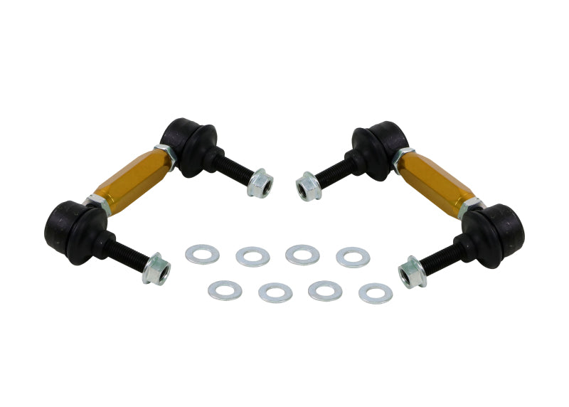 WL Sway Bar Links - Whiteline 03-06 Nissan 350z Z33 Rear Swaybar link kit-Adjustable Ball End Links