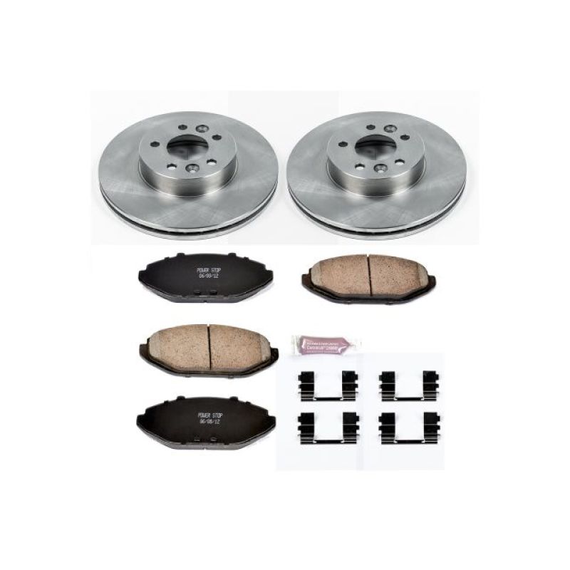 PSB Autospecialty Kit - Power Stop 98-02 Ford Crown Victoria Front Autospecialty Brake Kit