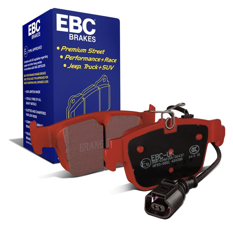 EBC Redstuff Brake Pad Sets - EBC 2022+ Audi S3 2.0T Redstuff Rear Brake Pads
