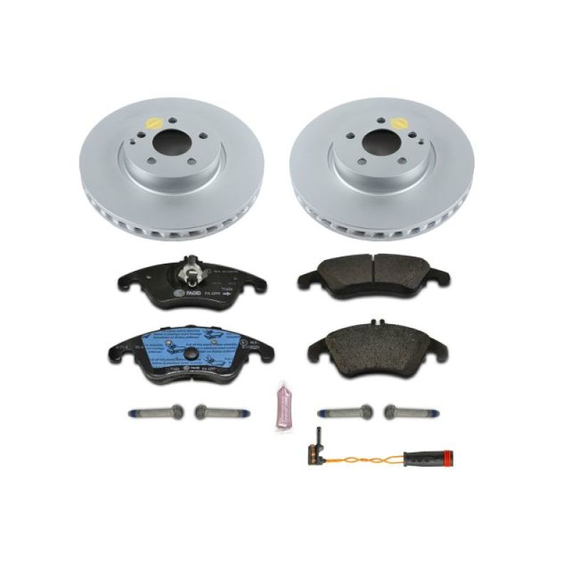 PSB Euro-Stop Kit - Power Stop 13-14 Mercedes-Benz C300 Front Euro-Stop Brake Kit