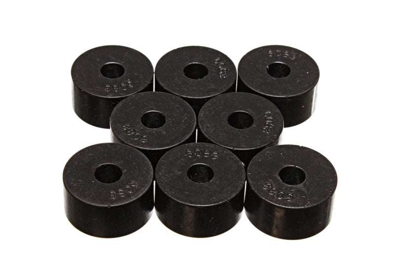 ES Poly Pads - Black - Energy Suspension Pad - Med - 1-1/2in OD x 7/16in ID x 3/4in H - Black
