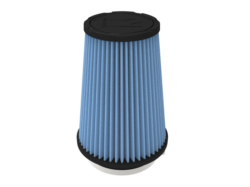 AFE Universal D2 Dura Dry Air Filter - aFe POWER Universal Clamp-On Air Filter w/ D2 Dura-Dry Media - 4.5in F x 7in B x 4.75in T x 9in H