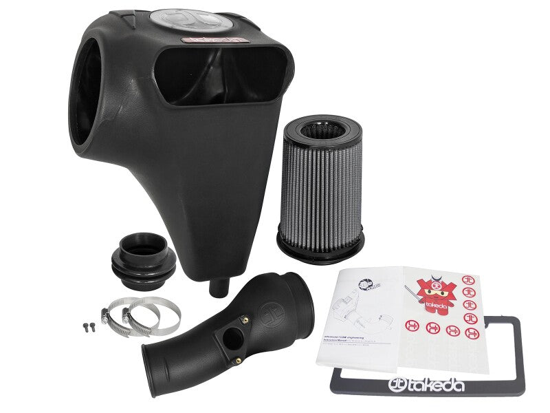 AFE Takeda Momentum Intake - aFe Takeda Momentum GT Pro DRY S Cold Air Intake System 17-18 Honda Civic Si I4 1.5L (t)