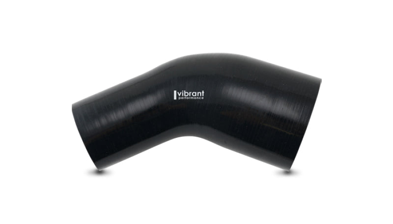 VIB 4 Ply Hoses - Vibrant 45 Degree Silicone Transition Elbow Hose ID 3.50in x 2.50in