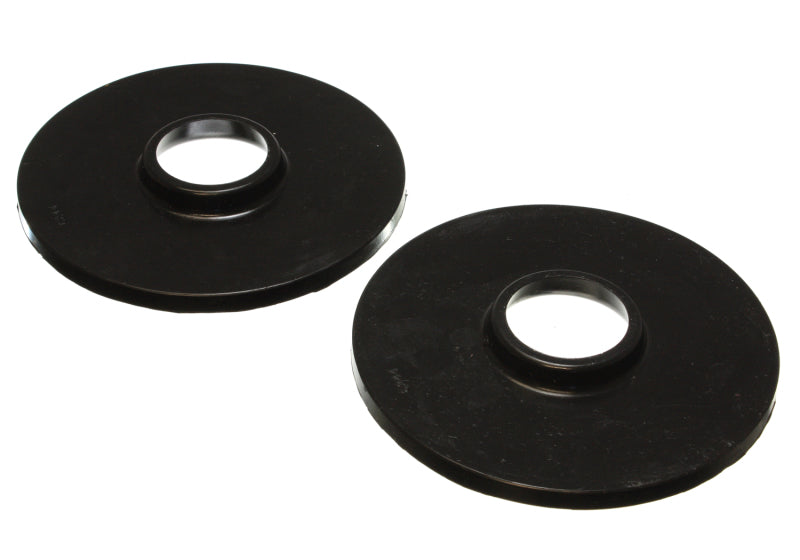 ES Spring Isolators - Black - Energy Suspension 97-06 Jeep Wrangler YJ & TJ Black Rear Coil Spring Isolator Set